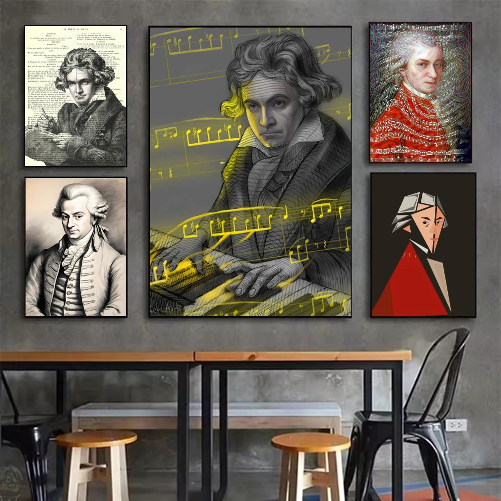 Interior Design Ideas - Poster di musica classica M-Mozart Adesivi