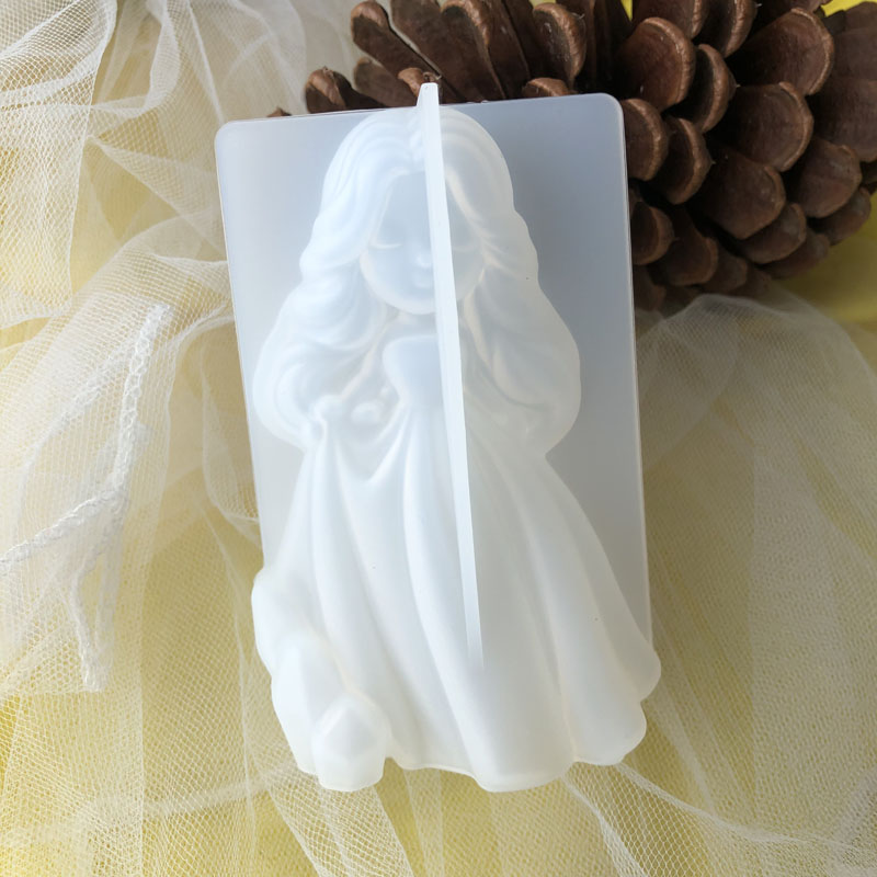Interior Design House - 3D carino principessa candela in silicone
