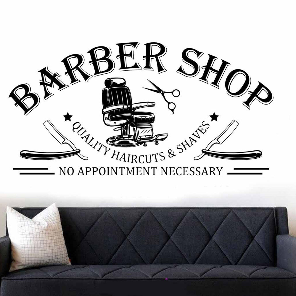 Interior Design Of House - Barbiere Finestra Wall Art Sticker Decal