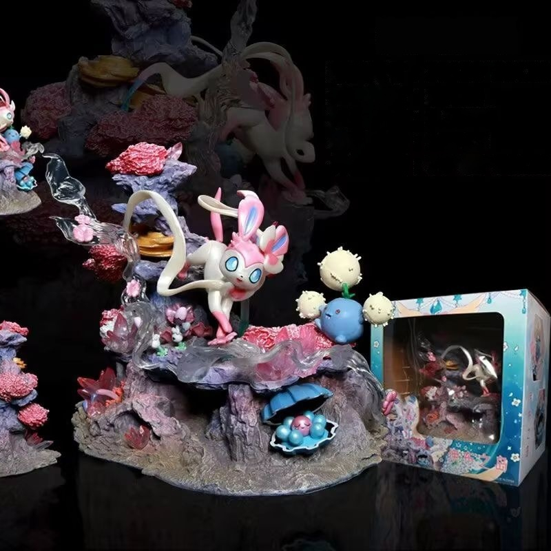Interior Design House - Statuetta GK Sylveon Shroomish Clamperl Fairy