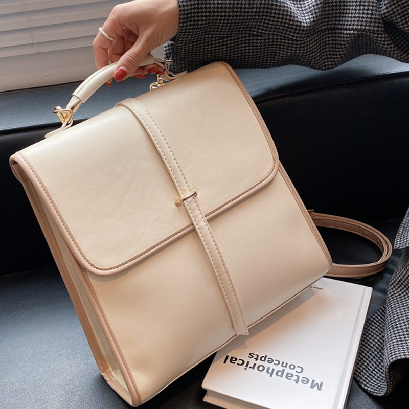 Interior Design Simple - Zaino da donna in pelle PU