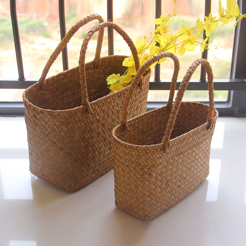 Woven Basket Set - Seaweeds cestino intrecciato cesto di fiori