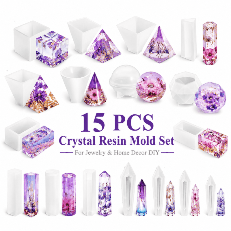 Interior Design House - Set di 15 Stampi in Silicone