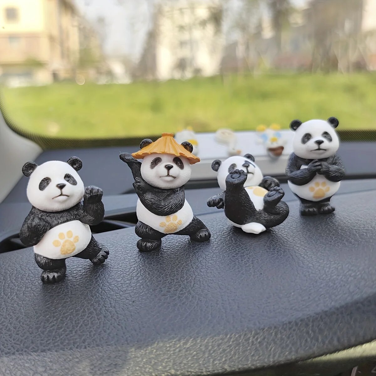 Interior Design Of House - 4 pezzi/set Panda Design Ornamenti per