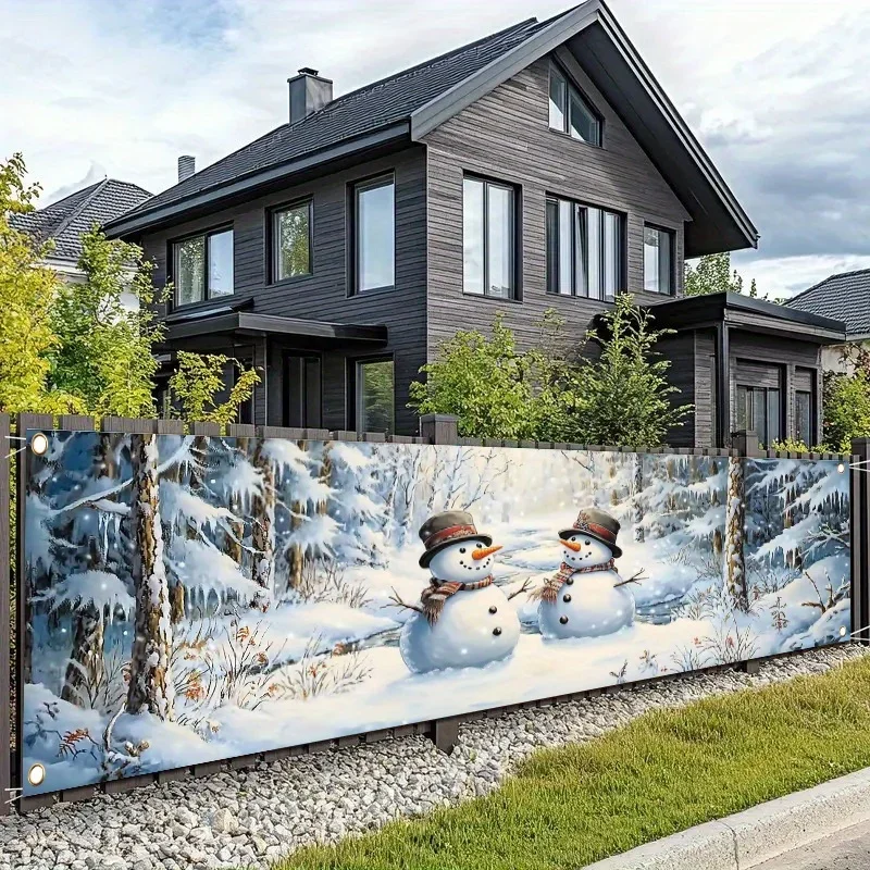 Interior Design Years - 1 striscione con pupazzo di neve