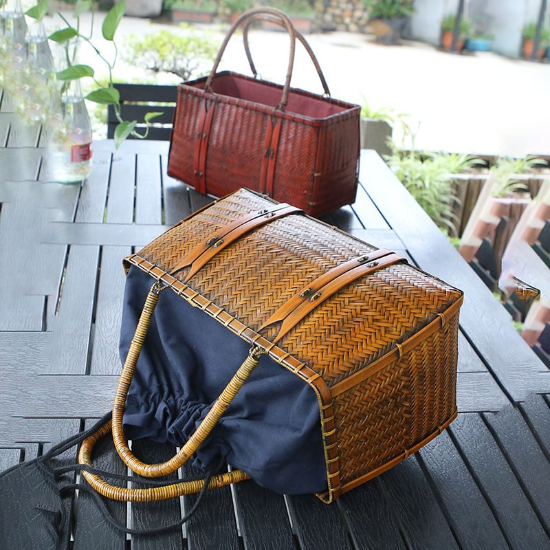 Borse da donna Borsa di bambù  - Woven Basket Set recensione e prezzo