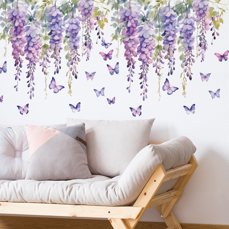 Piante di fiori viola Adesivi  - Interior Design Of House recensione e prezzo