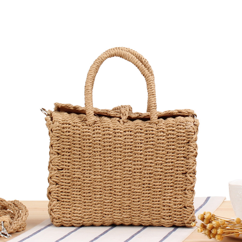 Borsa da spiaggia in paglia es - Woven Basket Set recensione e prezzo