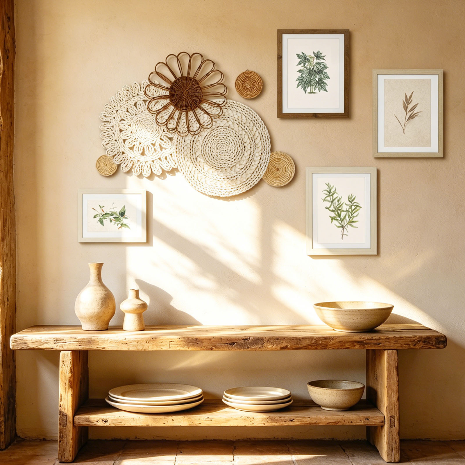 Cesto da Parete Boho in Giunco - Woven Basket Set recensione e prezzo