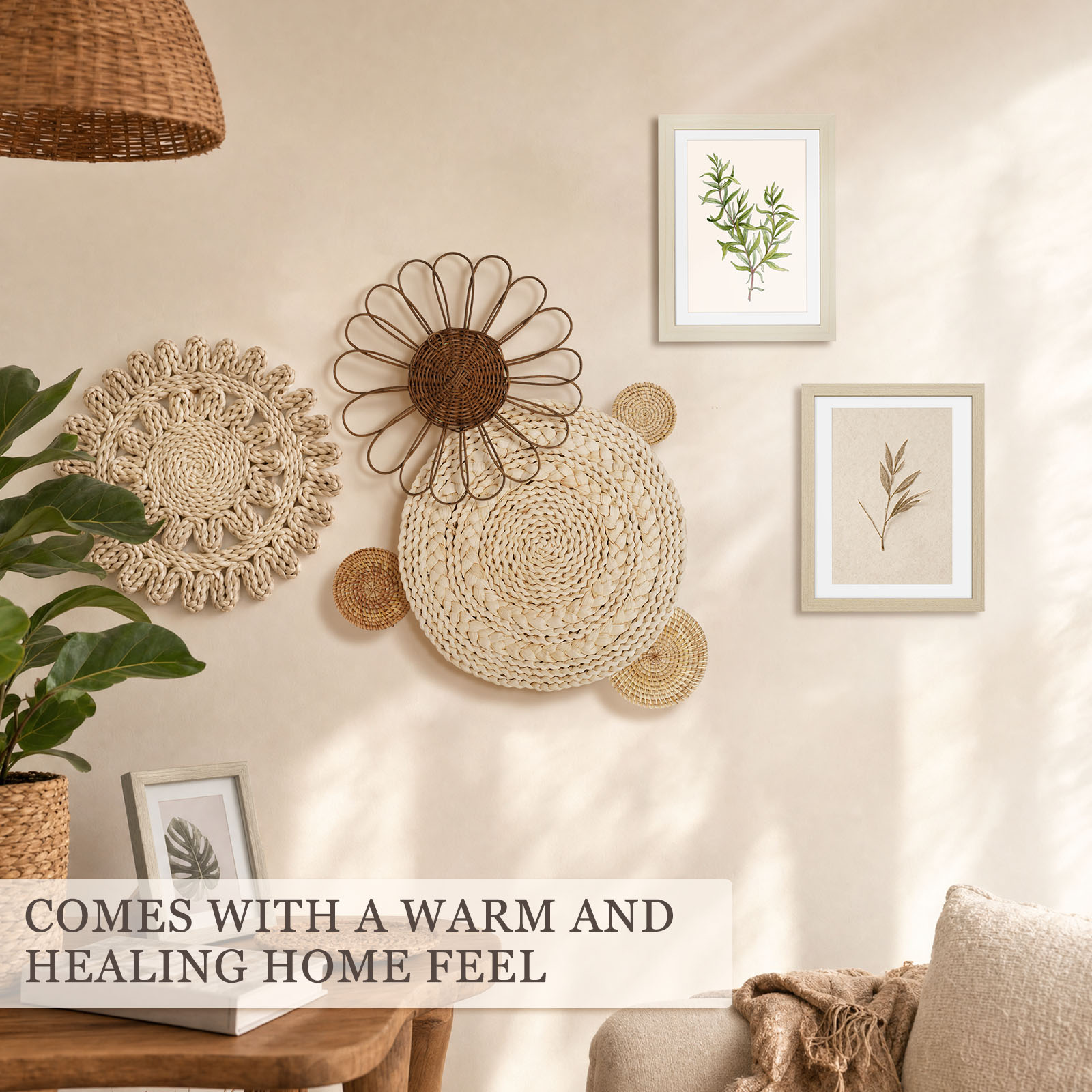 Cesto da Parete Boho in Giunco - Woven Basket Set recensione e prezzo
