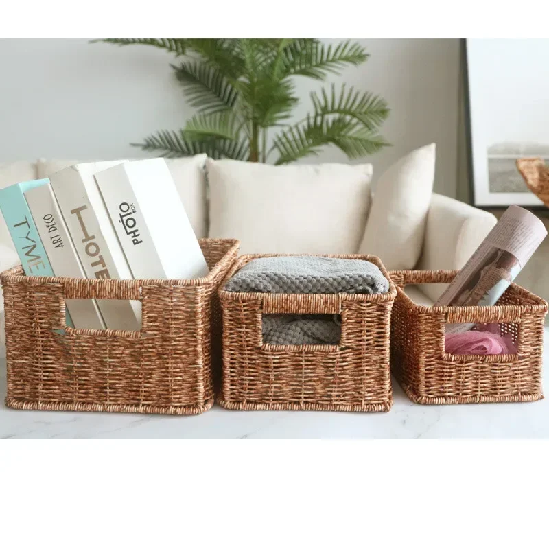 Cestino portaoggetti in finto  - Woven Basket Set recensione e prezzo