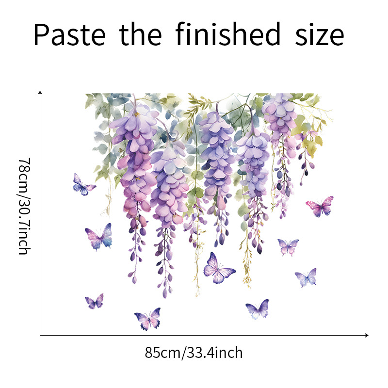 Piante di fiori viola Adesivi  - Interior Design Of House recensione e prezzo