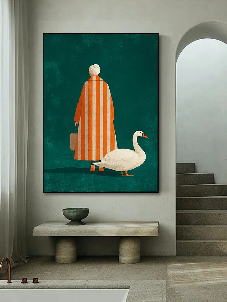 Figura in arancione a strisce  - Interior Design House recensione e prezzo