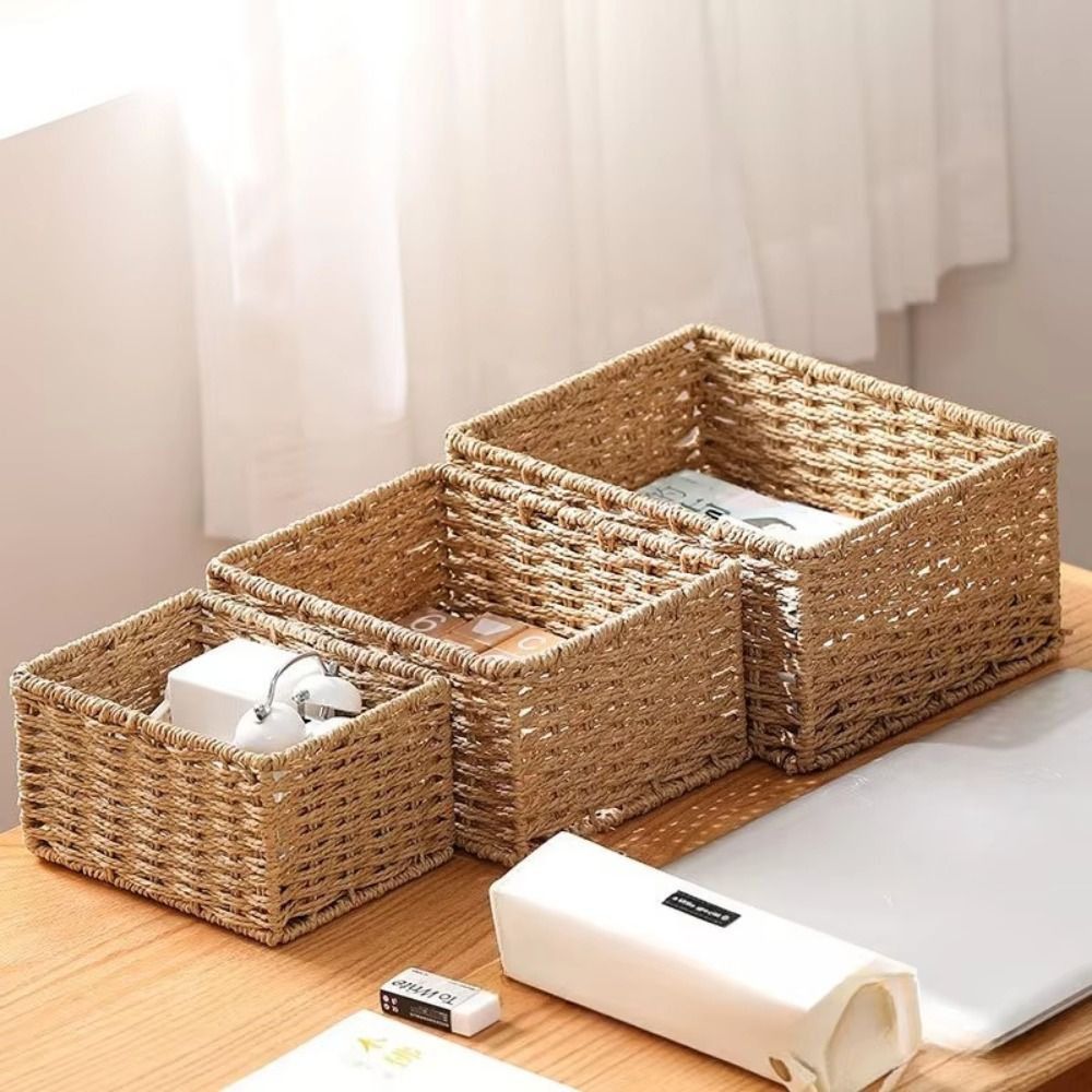 Nuovo cestino portaoggetti int - Woven Basket Set recensione e prezzo